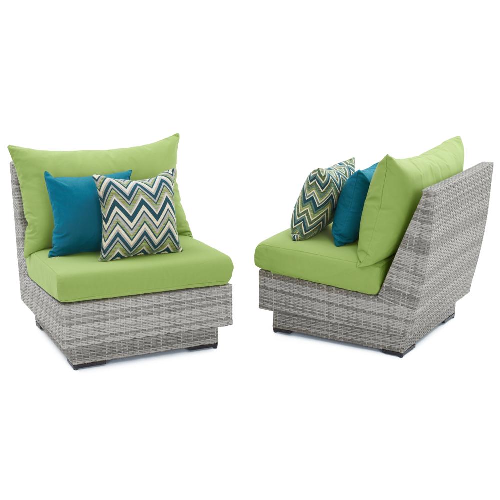 Cannes™ Armless Chairs - Ginkgo Green
