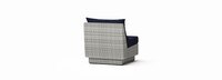 Cannes™ Set of 2 Sunbrella® Outdoor Armless Chairs - Navy Blue