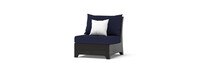 Deco™ 2 Piece Sunbrella® Outdoor Armless Chairs - Navy Blue