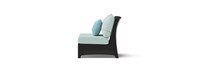 Deco™ 2 Piece Sunbrella® Outdoor Armless Chairs - Spa Blue