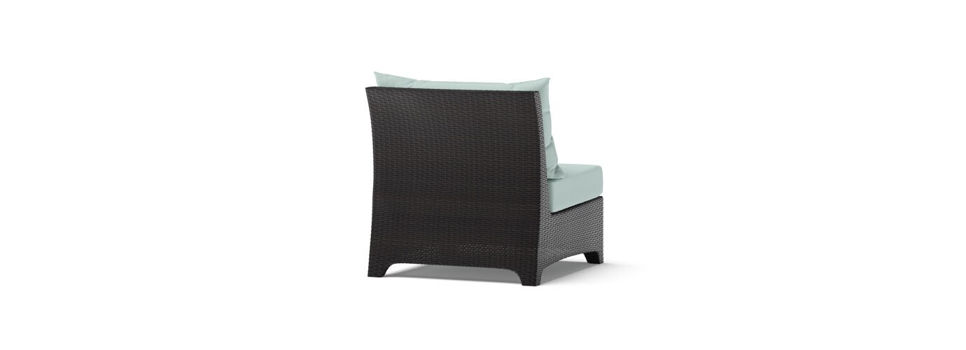 Deco™ 2 Piece Sunbrella® Outdoor Armless Chairs - Spa Blue
