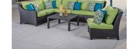 Deco™ Set of 2 Sunbrella® Outdoor Armless Chairs - Tikka Orange