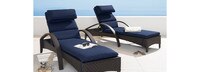 Barcelo™ Outdoor Patio Chaise Lounge Chairs - Navy Blue