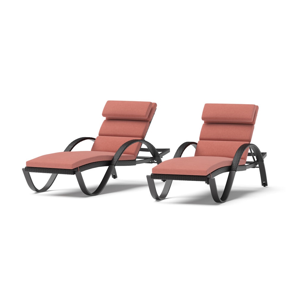 Deco™ 2 Piece Sunbrella® Outdoor Chaise Lounges - Play Adobe