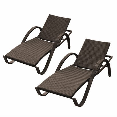Deco™ 2 Piece Sunbrella® Outdoor Chaise Lounges