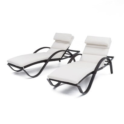 Deco™ Chaise Lounges with Cushions - Moroccan Cream