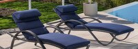 Deco™ Set of 2 Sunbrella® Outdoor Chaise Lounges - Maxim Beige