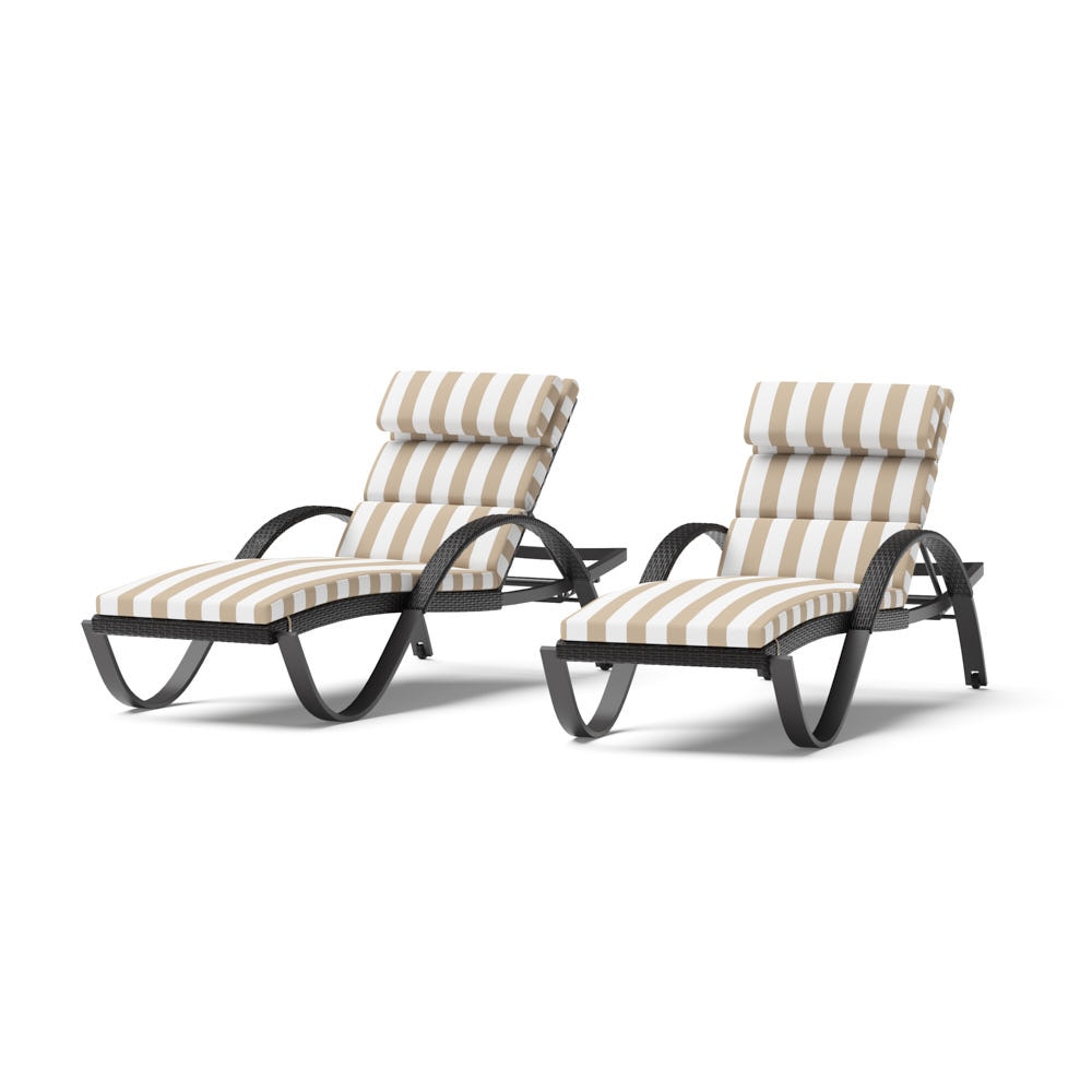 Deco™ 2 Piece Sunbrella® Outdoor Chaise Lounges - Maxim Beige