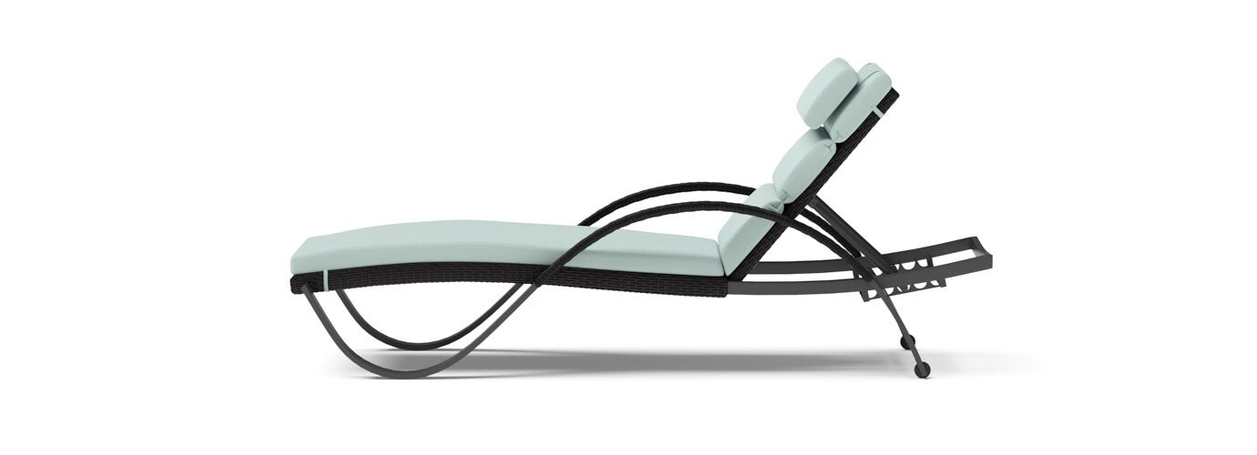 Deco™ 2 Piece Sunbrella® Outdoor Chaise Lounges - Spa Blue