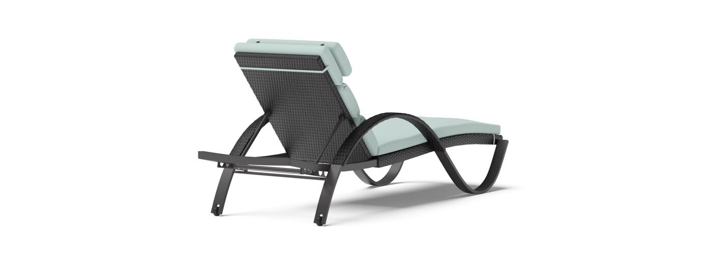 Deco™ 2 Piece Sunbrella® Outdoor Chaise Lounges - Spa Blue