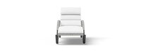 Cannes™ Set of 2 Sunbrella® Outdoor Chaise Lounges with Cushions - Bliss Linen