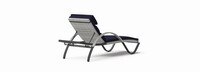 Cannes™ Set of 2 Sunbrella® Outdoor Chaise Lounges with Cushions - Navy Blue