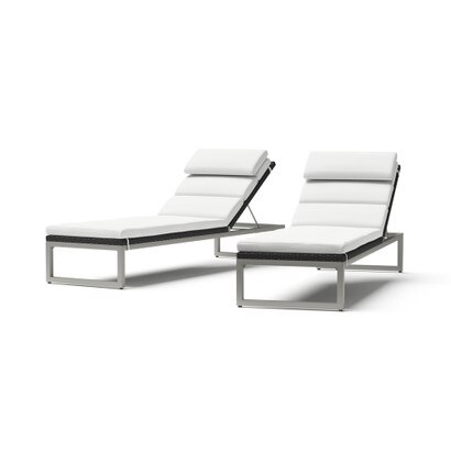 Milo™ Espresso Chaise Lounges