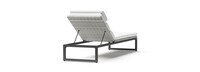 Milo™ Gray Set of 2 Sunbrella® Outdoor Lounges - Bliss Linen