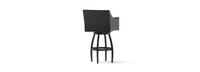 Deco™ 2 Piece Sunbrella® Outdoor Swivel Barstools - Charcoal Grey