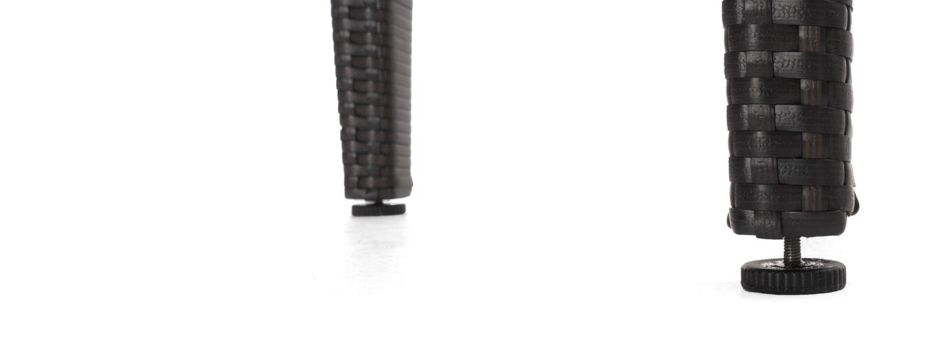 Deco™ 2 Piece Sunbrella® Outdoor Swivel Barstools - Charcoal Grey