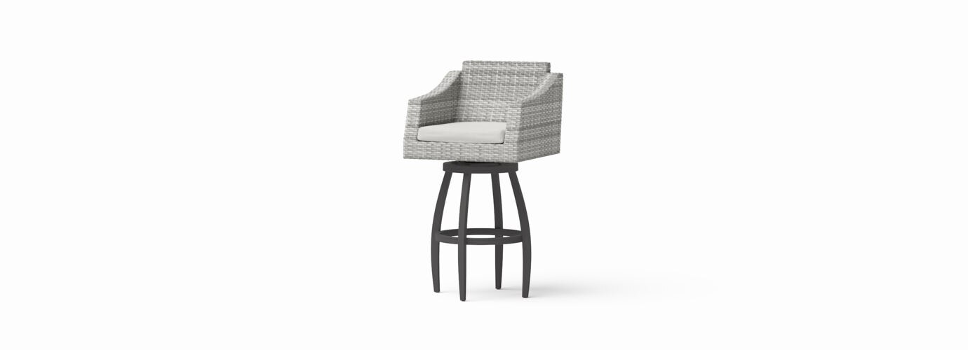 RST Brands Cannes Outdoor Swivel Barstools - Thumbnail 3