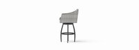 Cannes™ Set of 2 Sunbrella® Outdoor Swivel Barstools - Navy Blue