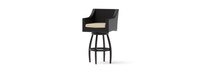 Deco™ 2 Piece Sunbrella® Outdoor Swivel Barstools - Maxim Beige
