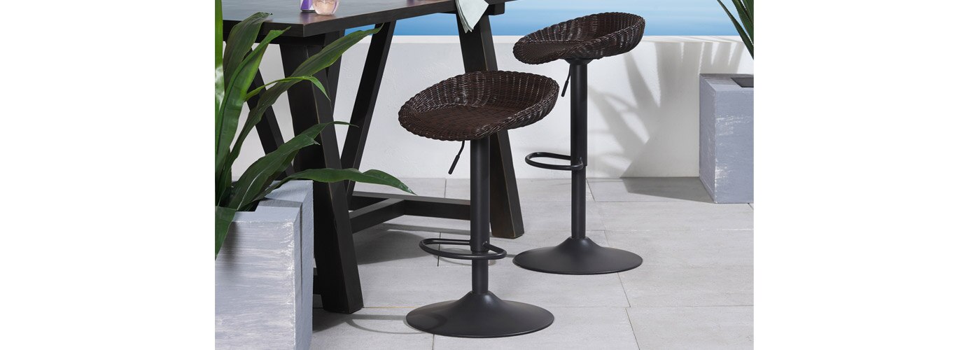 RST Brands Portofino Repose Barstools - Thumbnail 5