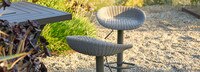 Portofino® Repose Airlift Barstools - Gray