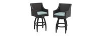 Deco™ Swivel Barstool 2pk - Spa Blue