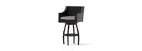 Deco™ 5 Piece Sunbrella® Outdoor Barstool Set - Charcoal Grey