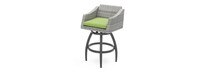 Cannes™ 5 Piece Sunbrella® Outdoor Barstool Set - Ginkgo Green
