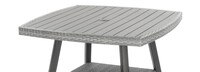 Cannes™ 5 Piece Sunbrella® Outdoor Barstool Set - Bliss Linen
