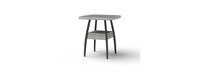 Cannes™ 5 Piece Sunbrella® Outdoor Barstool Set - Bliss Linen