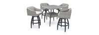 Cannes™ 5 Piece Barstool Set - Moroccan Cream