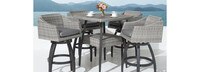 Cannes™ 5 Piece Barstool Set - Maxim Beige