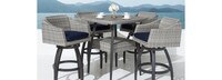 Cannes™ 5 Piece Barstool Set - Maxim Beige