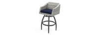 Cannes™ 5 Piece Sunbrella® Outdoor Barstool Set - Navy Blue
