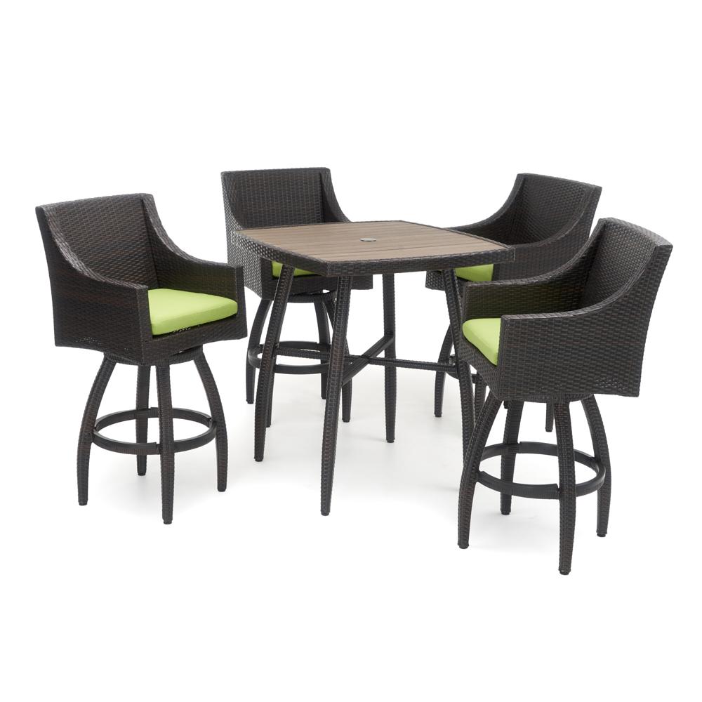 Deco™ 5 Piece Barstool Set - Ginkgo Green