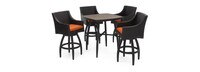 Deco™ 5 Piece Barstool Set - Tikka Orange