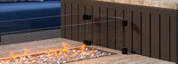 Portofino® Comfort 56x31 Stone Fire Pit Table - Espresso