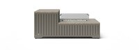 Portofino® Comfort 56x31 Stone Fire Pit Table - Gray