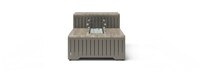 Portofino® Comfort 56x31 Stone Fire Pit Table - Gray
