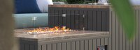 Portofino® Comfort 56x31 Stone Fire Pit Table - Gray