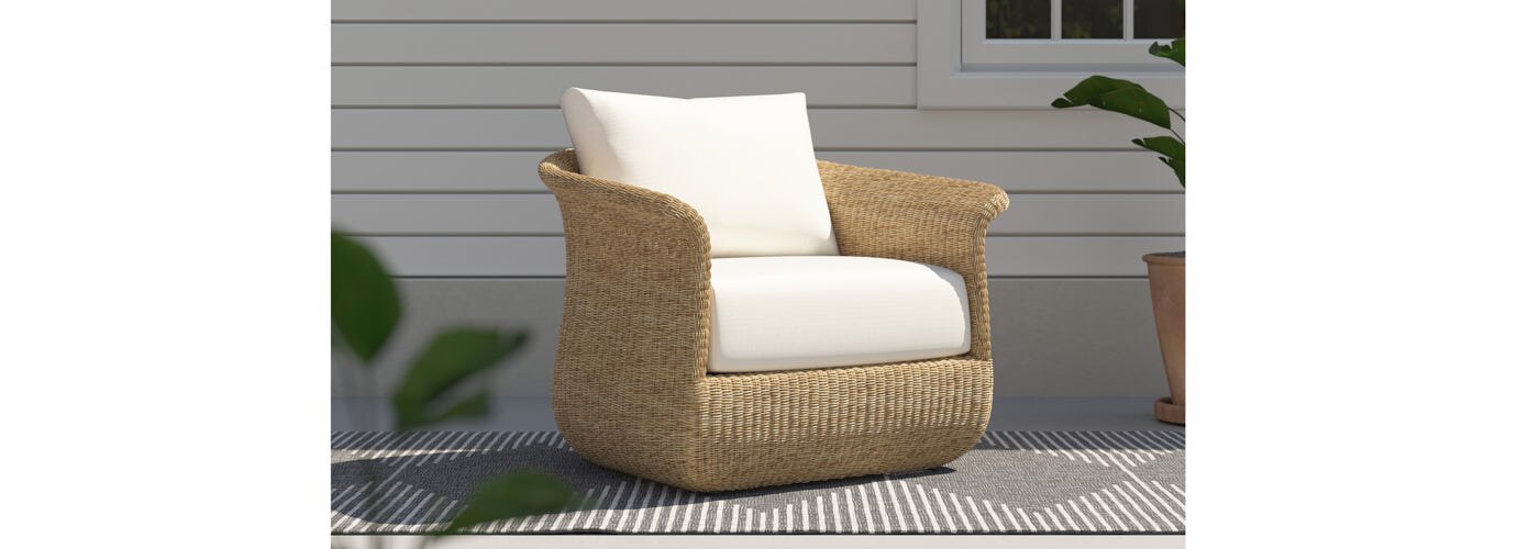 Sedona Resin Wicker Outdoor Patio Club Chair - Thumbnail 3