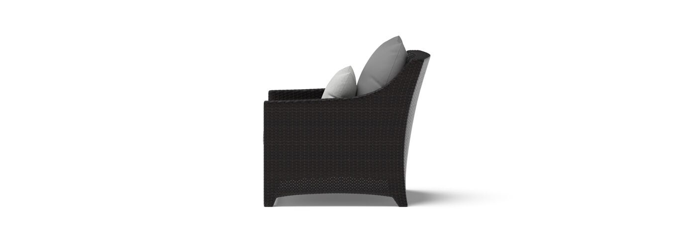 Deco™ 2 Piece Sunbrella® Outdoor Club Chairs - Charcoal Gray