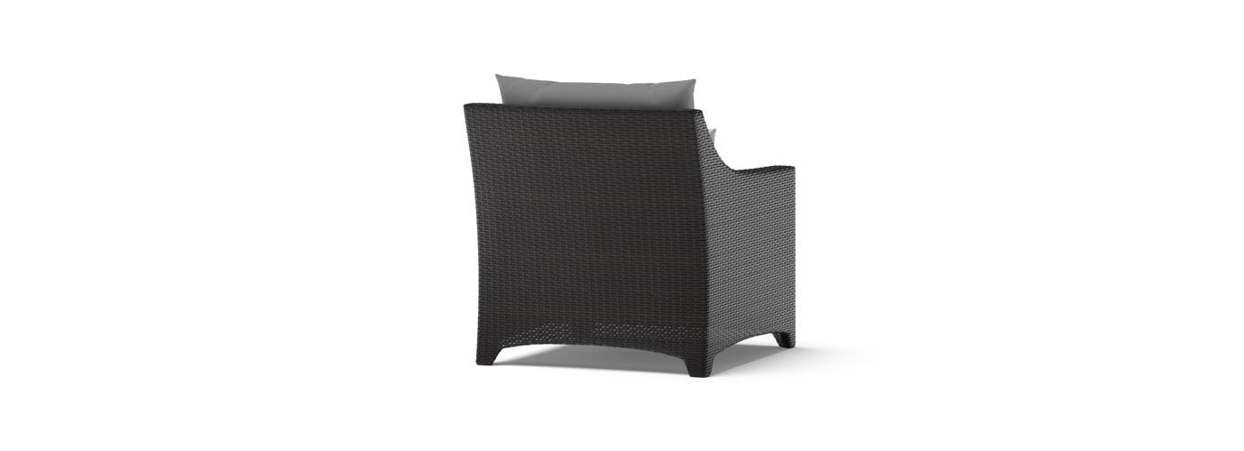 Deco™ 2 Piece Sunbrella® Outdoor Club Chairs - Charcoal Gray