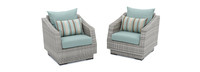 Cannes™ Club Chairs - Bliss Blue