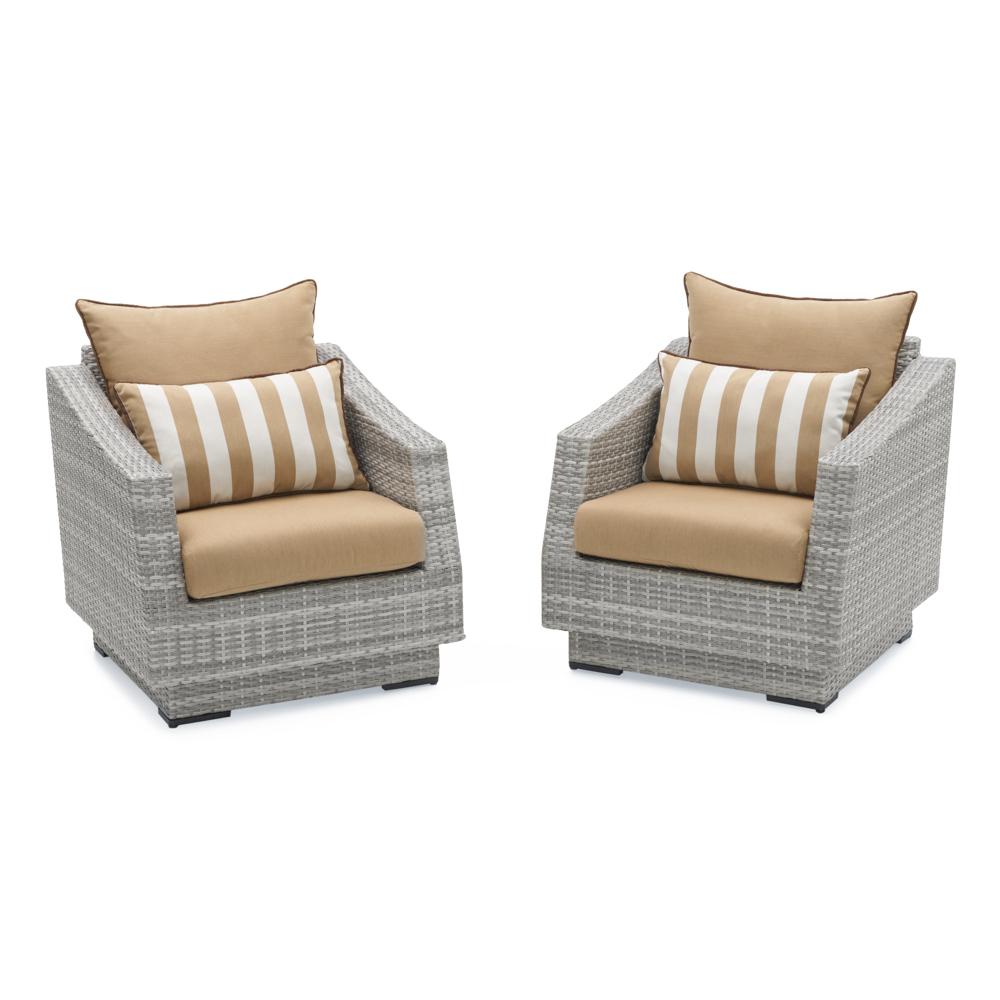 Cannes™ Club Chairs - Maxim Beige