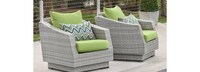 Cannes™ Club Chairs - Tikka Orange
