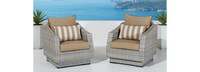 Cannes™ Club Chairs - Tikka Orange