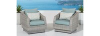Cannes™ Club Chairs - Tikka Orange