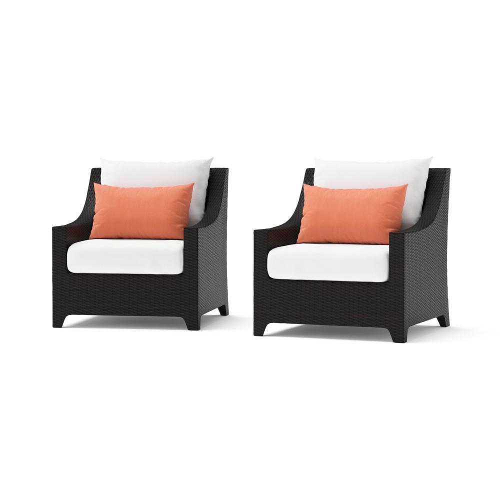 Deco™ Club Chairs - Cast Coral