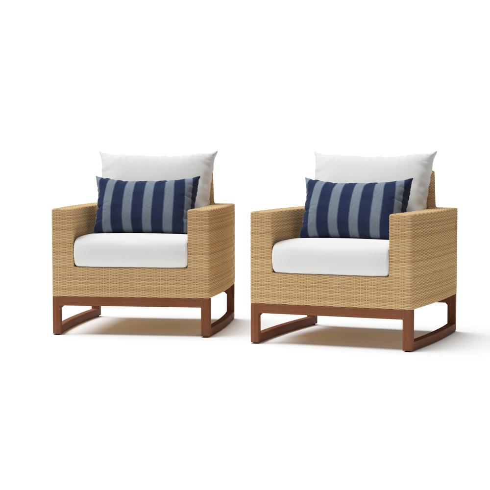 Mili™ Club Chairs - Centered Ink